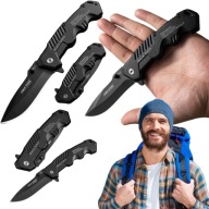 HIT NÓŻ SKŁADANY TAKTYCZNY SURVIVAL MYŚLIWSKI FINKA CAMPING DO CIĘCIA OSTRY