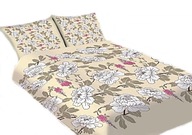 pościel z flaneli 160x220 + 2x70x80 guzik F 33 kasablanka