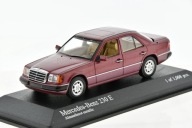 MERCEDES Benz 230 E red metallic W124 1990 1/43 MINICHAMPS 400037001