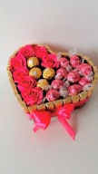 Box serce 24 cm Ferrero Merci Lindt Dzień mamy kobiet dla niej