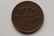50 CENTIMES 1957 R. BELGIA - CE122