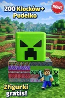Klocki Magnetyczne 200 szt. Pudełko Minecraft Figurki Prezent Zabawka Stem