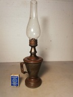 Stara przedwojenna francuska lampa naftowa PIGEON