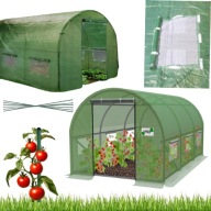 TUNEL FOLIOWY OGRODOWY SZKLARNIA OGRODOWA 2x3m FOLIAK 6m2 + GRATIS TYCZKI