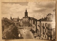 LUBLIN. Plac Łokietka - w głębi siedziba Prezydium MRN, RZADSZA, 1964 rok