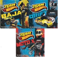 Team Hot Wheels Drift, Moto X, Baja PC ZESTAW