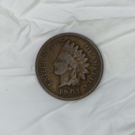 USA - 1 CENT 1901 (3) - INDIANIN - Indian Head