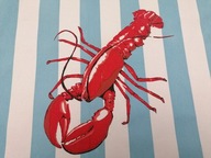 BAWEŁNIANY DUŻY ŚLINIAK ZAPINANY NA RZEP ŚCIERKA RAK 53 x 43