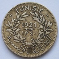 Tunezja 2 franki 1921