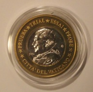 WATYKAN 2006 - 1 EURO BENEDYKT XVI - SPECIMEN - PRÓBA - PIĘKNA, RZADKOŚĆ