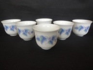Japonia 6 x czarki z winogronami herbata, sake