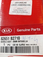 Kia 82651B2710 Zestaw klamki zewnętrznej drzwi, lewy