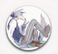 PRZYPINKI BADZIKI BUTTONY ZNACZKI 58 mm – na każdy gust! WILK ANIME WOLF