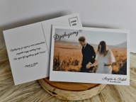 Podziękowanie dla gości weselnych | Pocztówka weselna 10szt.