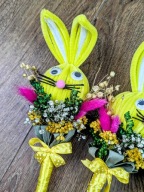 Palmy Wielkanocne Zajączek dla Dzieci Kolorowa Ręcznie Wykonana