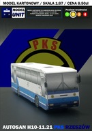 AUTOBUS AUTOSAN H10-11.21 PKS RZESZÓW SKALA 1:87 ModelUNIT