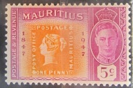 Mauritius kolonia brytyjska stary znaczek (2/4