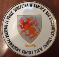 Patera okolicznościowa - porcelana Karolina - 20cm