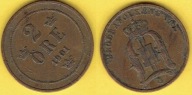 Szwecja 2 ORE 1901 r.