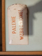 Stara tablica BHP nr.9
