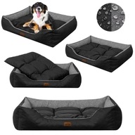 LEGOWISKO DLA PSA WODOODPORNE ŚREDNIA KANAPA Z MATERACEM XL 92X73 PODUSZKA