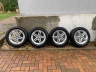 MERCEDES W205 KOŁA 4 X FELGI RIAL 6.5X16 ET38 OPONY DUNLOP ZIMA 205/60/16