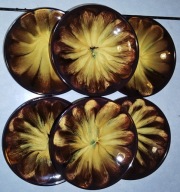 TALERZE DESEROWE 6 SZTUK, ALA PIKASIAK