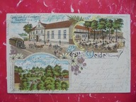 WROCŁAW WIDAWA WEIDE BEI HUNERN PRACZE POCIĄG GASTHAUS GUSTAV SEEMANN 1904