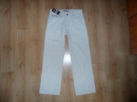 DALAT'S JEANS BEŻOWE NOWE MODNE SPODNIE r 34x34