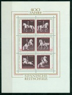 AUSTRIA** 400 lecie hiszpańskiej szkoły konnej jazdy Mi BL 2