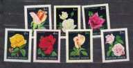 01-Fil28- Węgry 1982r- Flora- Róże,7szt