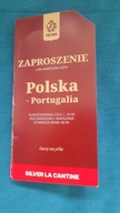 Bilet zaproszenie Polska - Portugalia