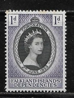 Falklandy, terytorium zależne, Mi: FK-DE 18, 1953 rok