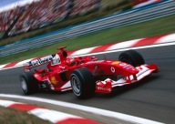 Plakat A3 - F1 Ferrari F2004 V10 Michael Schumacher 2004 Wallpaper