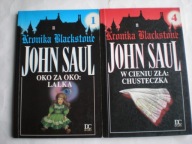 Oko za oko Lalka W cieniu zla Chusteczka Kronika Blackstone John Saul