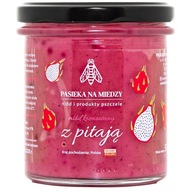 Miód kremowany z PITAJĄ liofilizowaną (smoczy owoc) 450g Pasieka na Miedzy