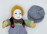 Pajacyk 80-te głowa z PIÓRKIEM wypełniony pisakiem