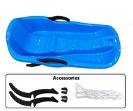 DUŻE SANKI PLASTIKOWE DLA DZIECI Z OPARCIEM ŚLIZG Z HAMULCAMI