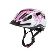 CRIVIT Kask rowerowy z tylnym światłem r.46-51cm XS RÓŻOWY