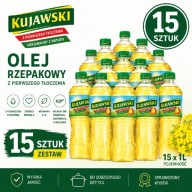 Kujawski Olej rzepakowy z pierwszego tłoczenia 1 l KARTON 15X1L