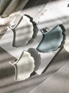 Taca dekoracyjna z betonu architektonicznego liść ginkgo - NOOA GINKGO TRAY
