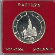 Wratislavia moneta próbna 1000 zł Ag750 emisja 1987 rok