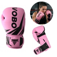 Rękawice Bokserskie Damskie 10oz Różowe VoBo Treningowe ActiveCLIMA