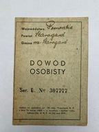 Dowód osobisty Starogard 1938