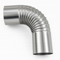 KOLANO KOLANKO DYMNE FI 120 NIERDZEWNE 90 STOPNI PIEC KOZA DO PIECA KOLANKO