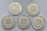 200 złotych - 1974 r. - XXX lat PRL – srebro – zestaw – 5 sztuk (1)