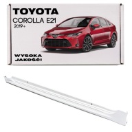 TOYOTA COROLLA E21 19+ SEDAN LISTWA PROGOWA LEWA 7586002230 BIAŁY POŁYSK