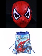 Spiderman Maska ŚWIECĄCE oczy SPIDERMAN plus TORBA super prezent dla dzieci