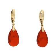 86928 Kolczyki stal chirurgiczna pozłacane 18k SIAM CRYSTAL Swarovski