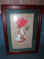 OBRAZ HAFTOWANY W RAMIE